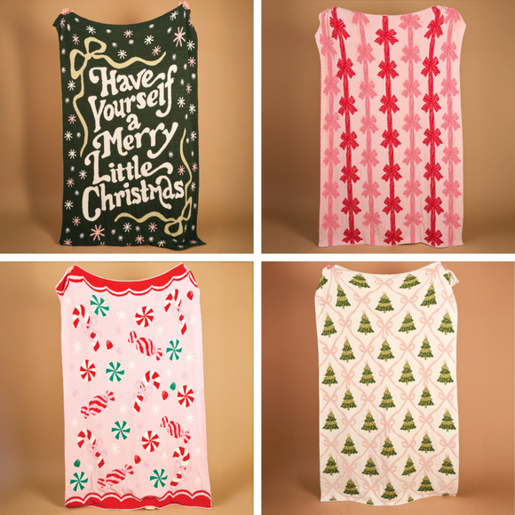 Holiday Fuzzy Blankets