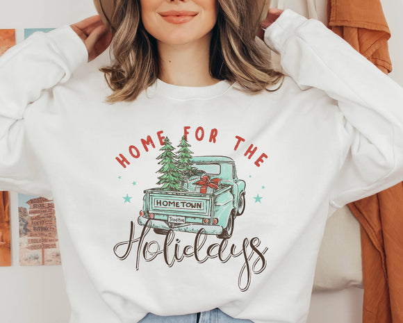 Christmas Sweatshirt - Home for the Holidays