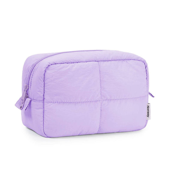 Puffy Makeup Bag:Purple