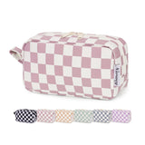 Checkered Toiletry Bag