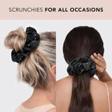 Kit.sch Satin Rhinestone Scrunchie