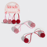 Holiday Bubble Hair Ties 2pc Set