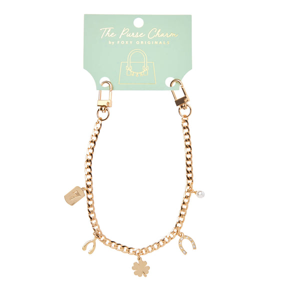 Lucky Purse Charm - Gold