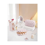 Checkered Toiletry Bag