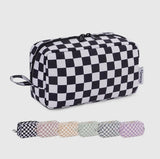 Checkered Toiletry Bag