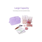 Puffy Makeup Bag:Purple