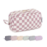 Checkered Toiletry Bag